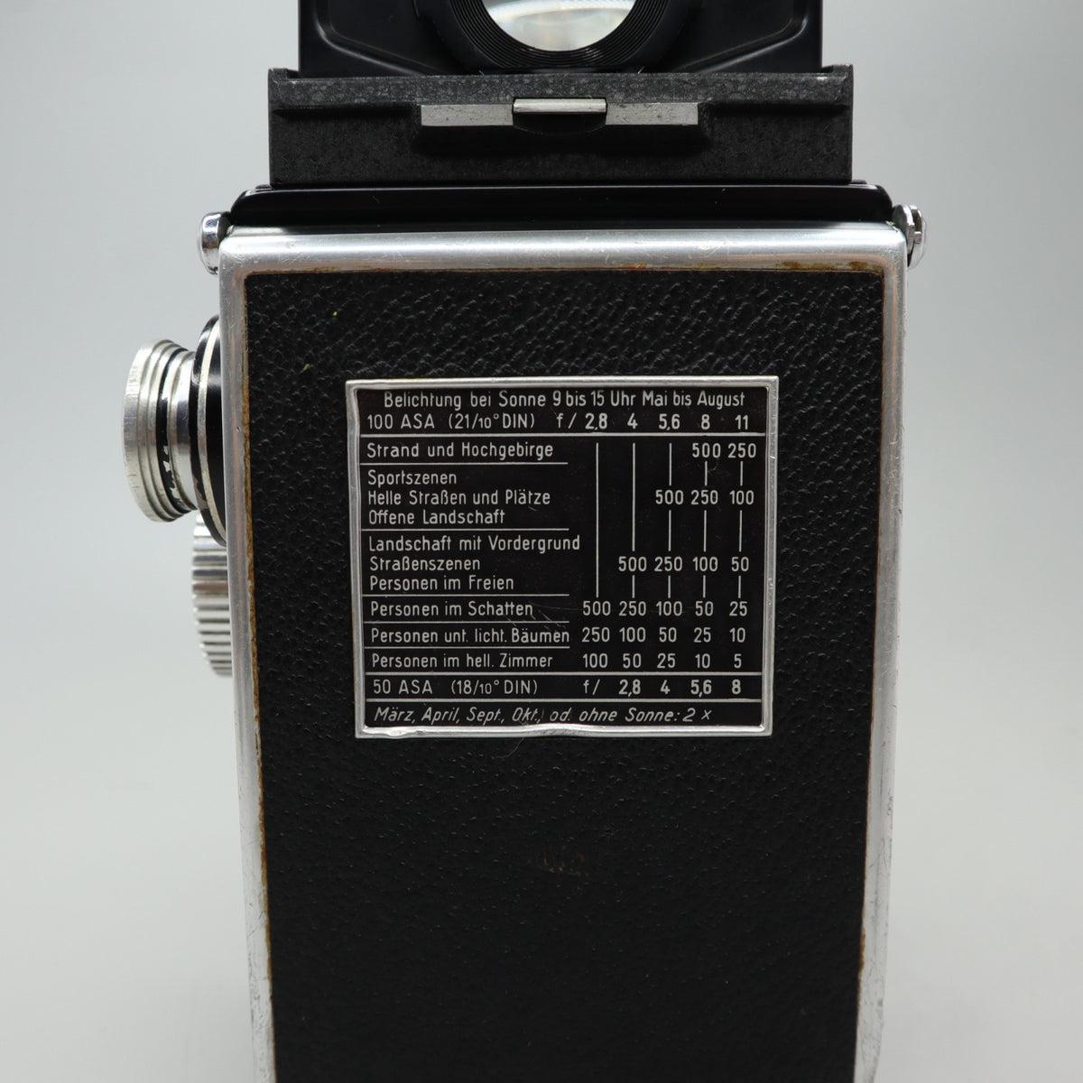 Rolleiflex 2.8C TLR con Ottica Xenotar 80mm f/2.8