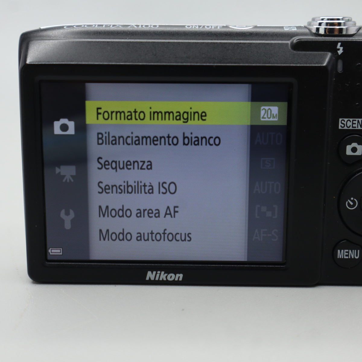 Nikon Coolpix A100 Viola - Fotocamera Digitale Compatta