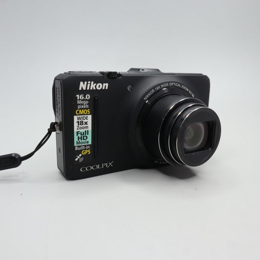 Nikon Coolpix S9300 16MP – Fotocamera Digitale Nera