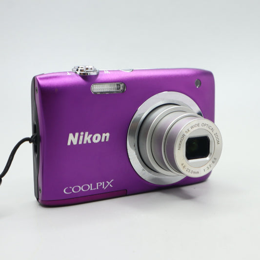 Nikon Coolpix A100 Viola - Fotocamera Digitale Compatta