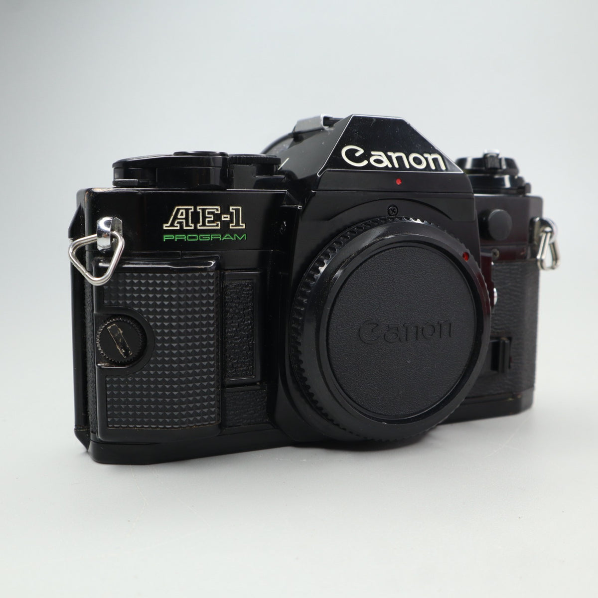 Canon AE-1 Program Nera con Tracolla e Flash Speedlite 133A