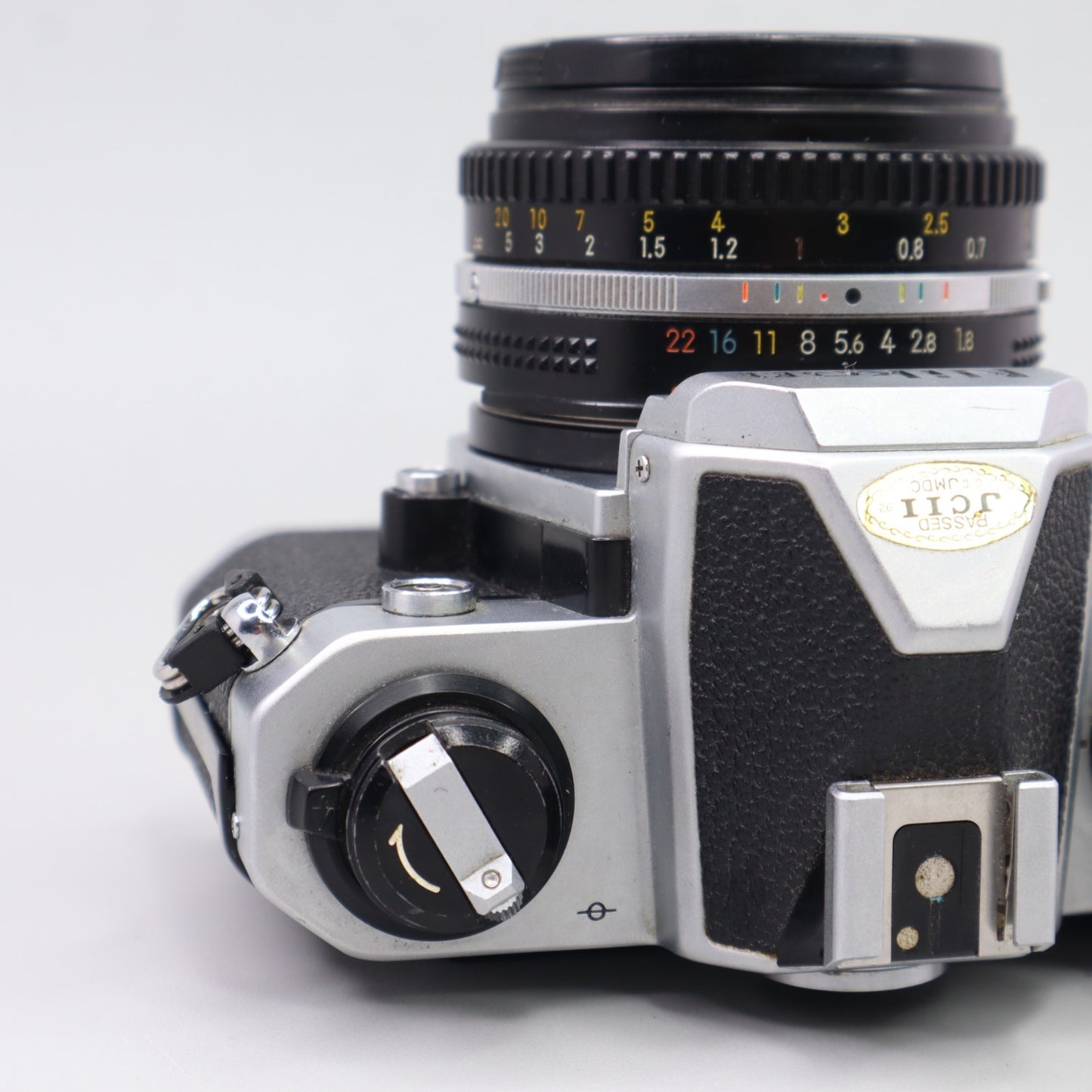 Nikon FM2 FM2N 35mm SLR Shutter Silver With 50mm 1.8
