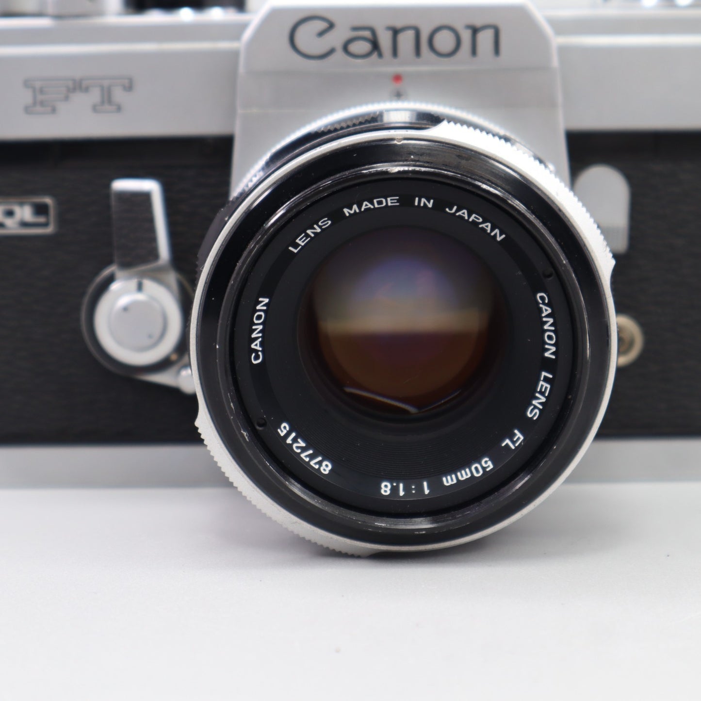 F Vintage Canon FT  QL SLR Film Camera  Canon FD 50mm 1.8 Lens