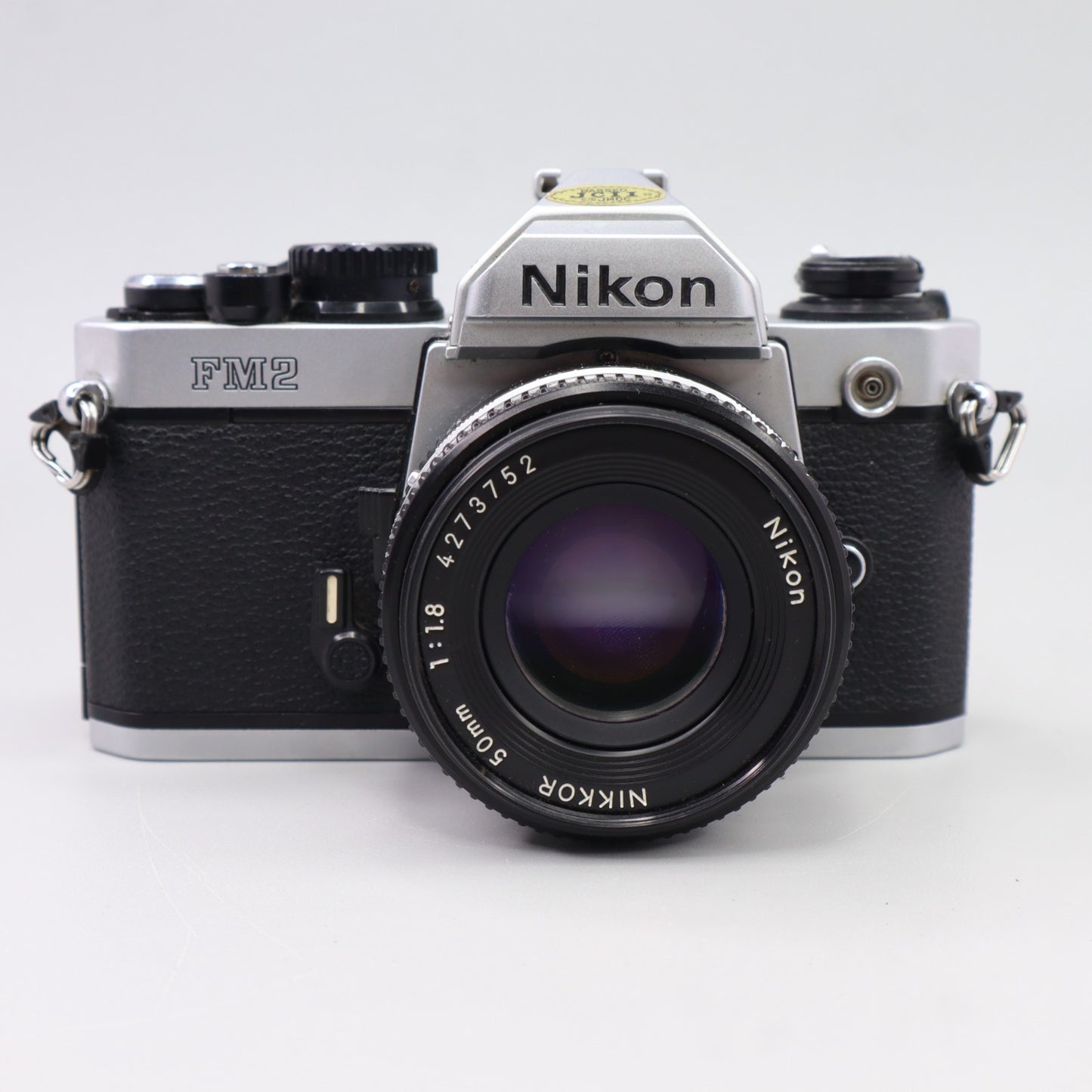 Nikon FM2 FM2N 35mm SLR Shutter Silver With 50mm 1.8