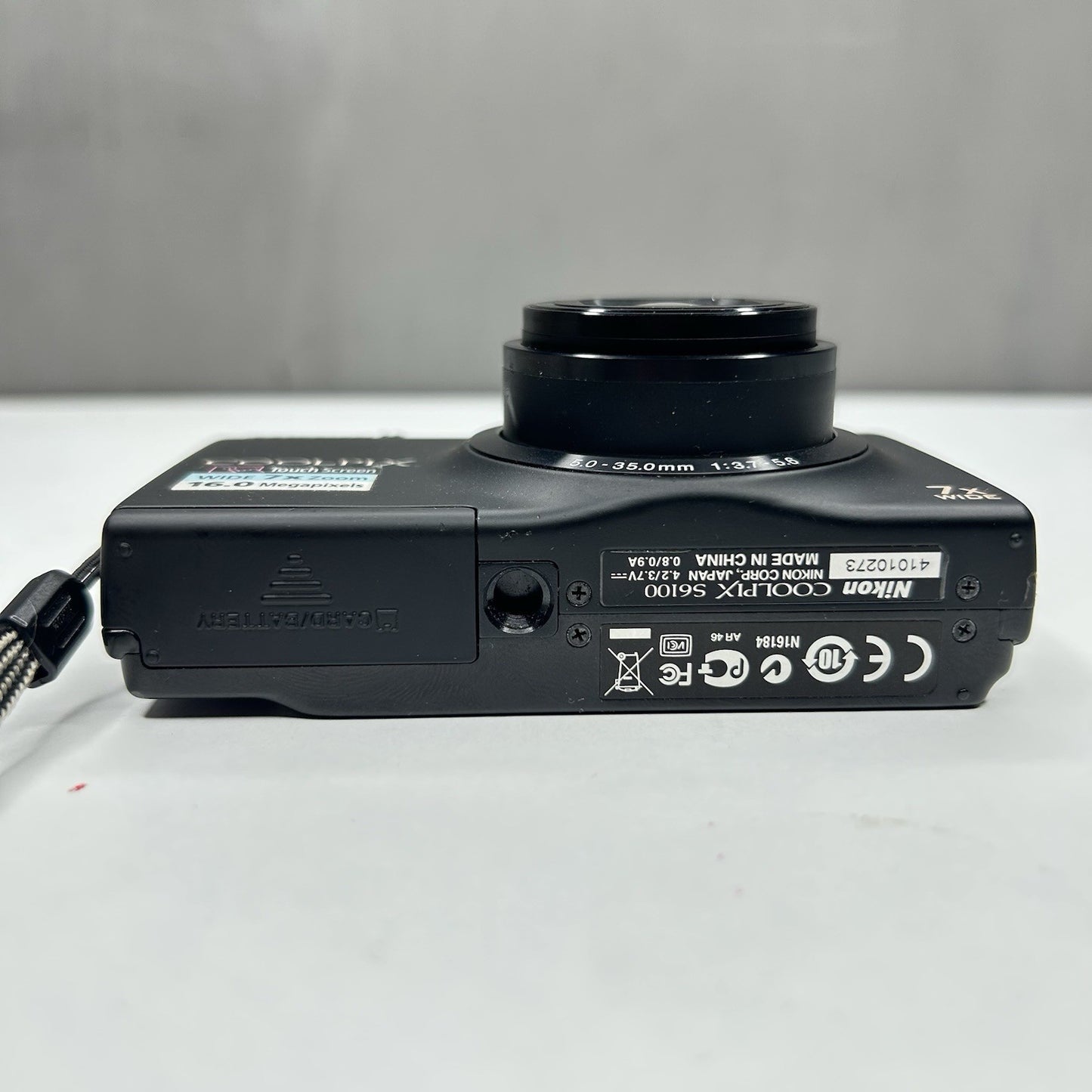Fotocamera NIKON COOLPIX S6100 Digitale Compatta Nera 16.0 MP - 7x Zoom