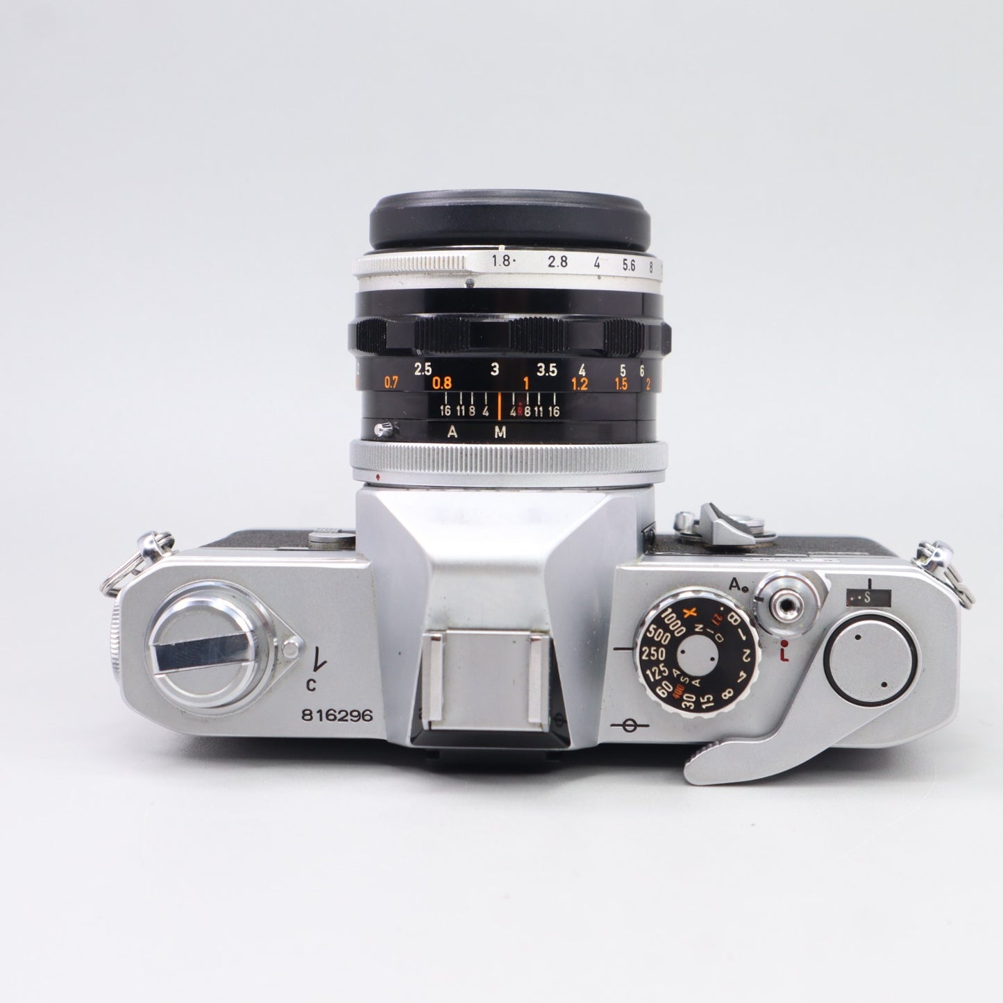 F Vintage Canon FT  QL SLR Film Camera  Canon FD 50mm 1.8 Lens