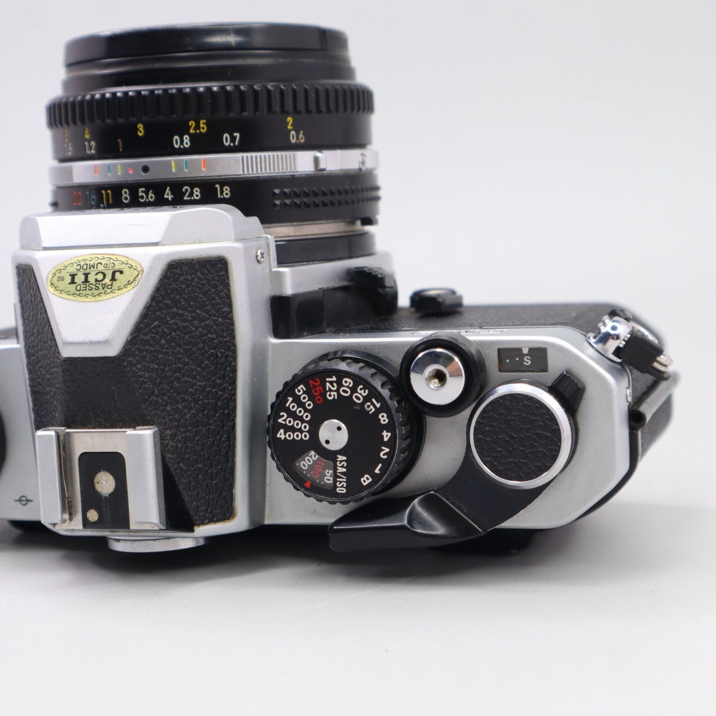 Nikon FM2 FM2N 35mm SLR Shutter Silver With 50mm 1.8