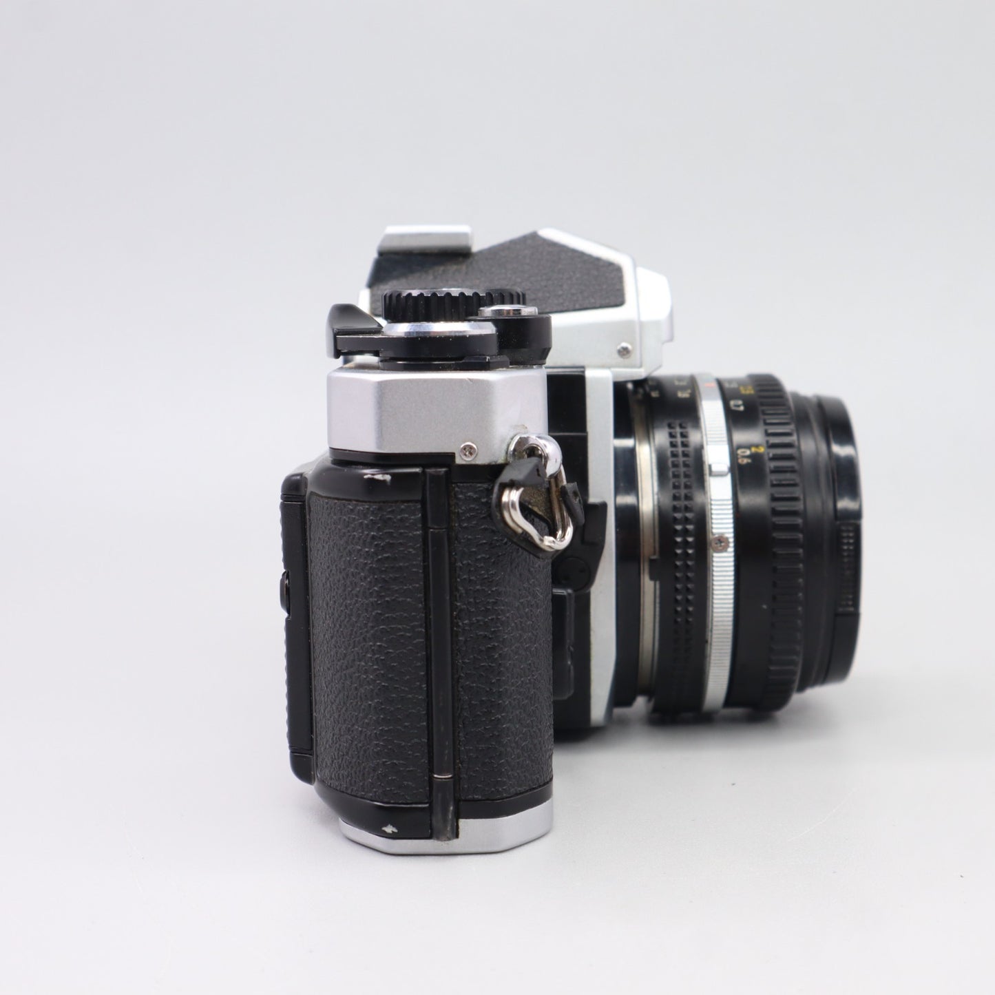 Nikon FM2 FM2N 35mm SLR Shutter Silver With 50mm 1.8