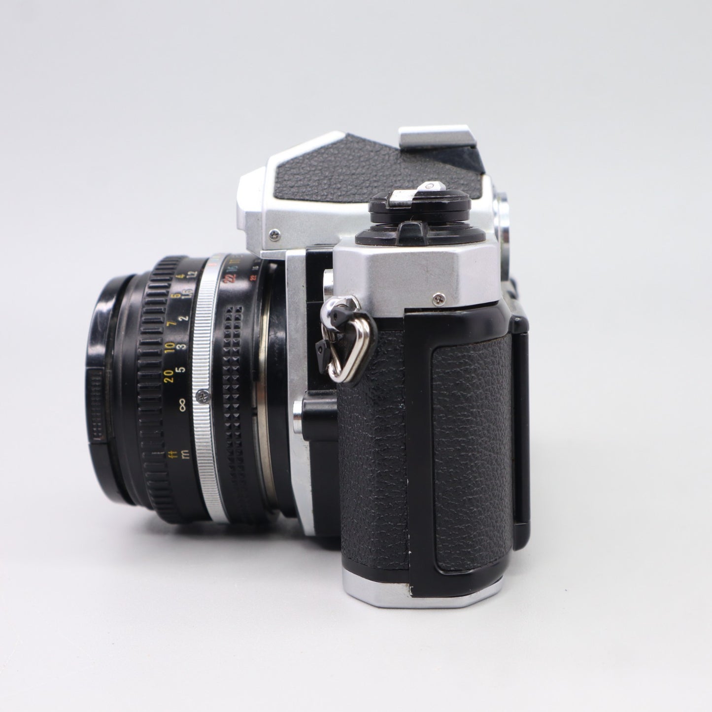 Nikon FM2 FM2N 35mm SLR Shutter Silver With 50mm 1.8