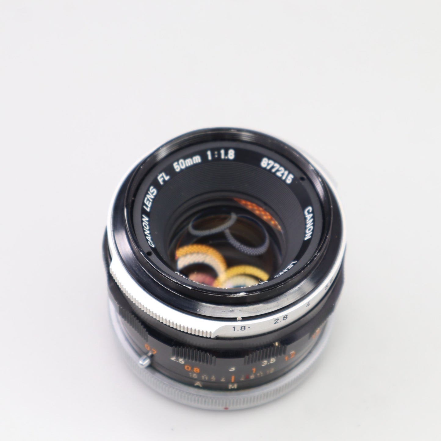 F Vintage Canon FT  QL SLR Film Camera  Canon FD 50mm 1.8 Lens